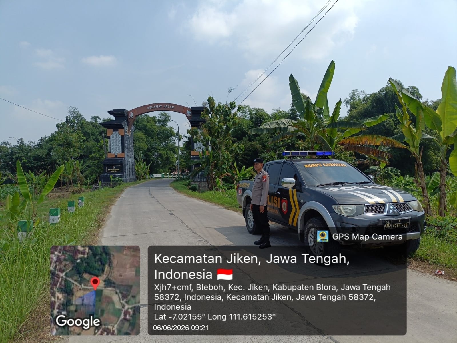 Patroli Rutin Siang Hari Polsek Kedewan Untuk Wujudkan Kamtibmas Aman dan Kondusif