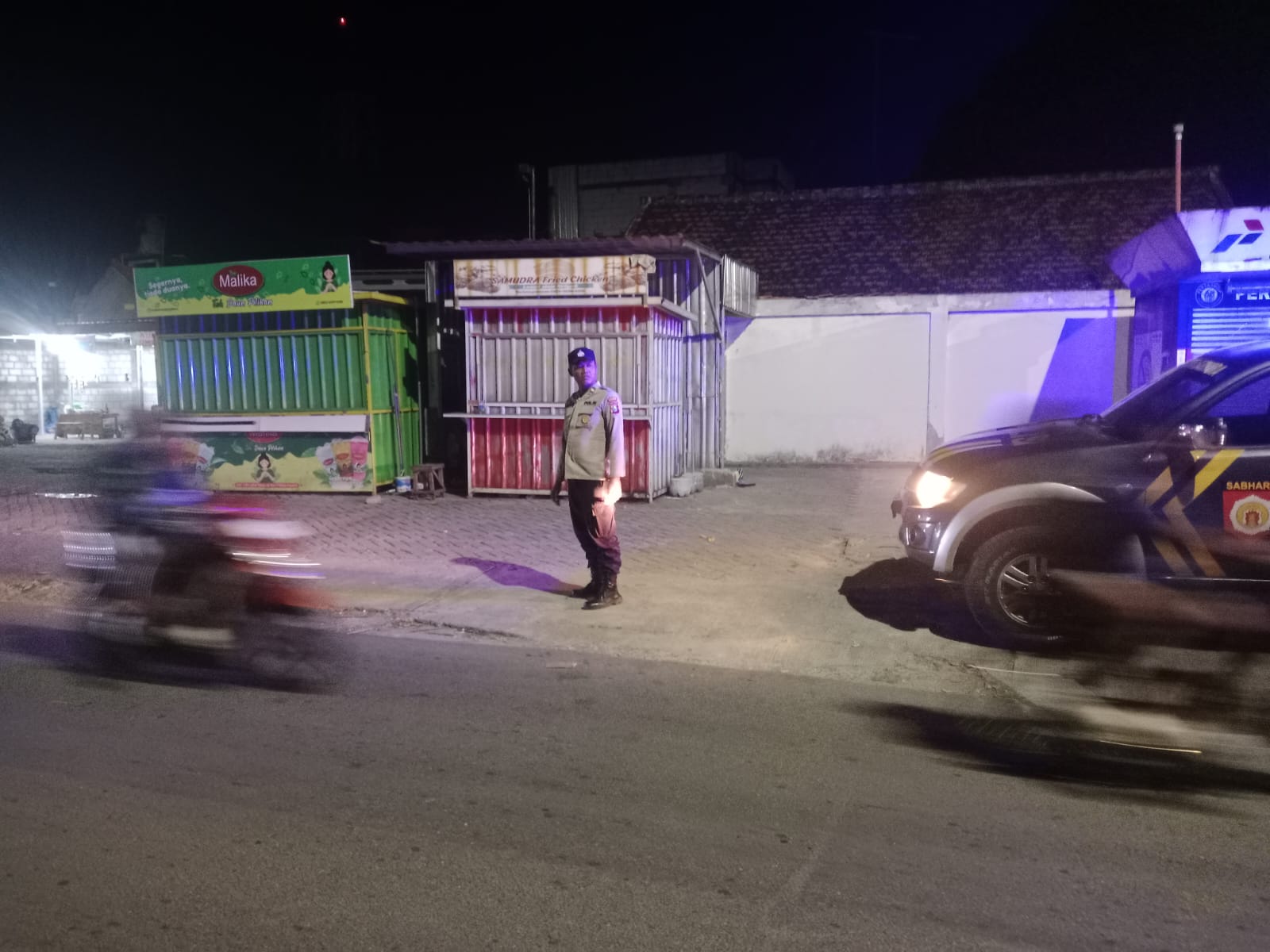Antisipasi Gangguan Kamtibmas Polsek Ngasem Tingkatkan Patroli Malam